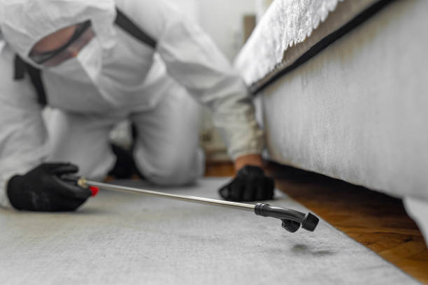 Professional Fumigation Services technician working in Rutgers University-Busch Campus, NJ